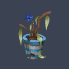 簡素な壊れた植木鉢