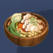 キノコの餃子スープ